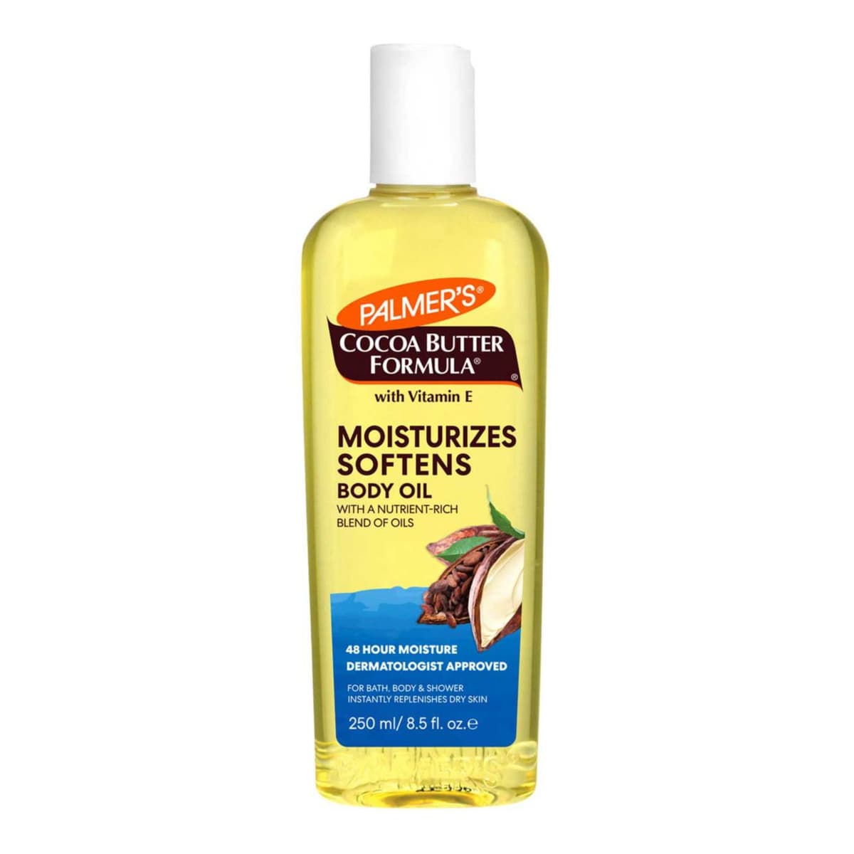 Cocoa Butter Formula Moisturizes Softens Body Oil