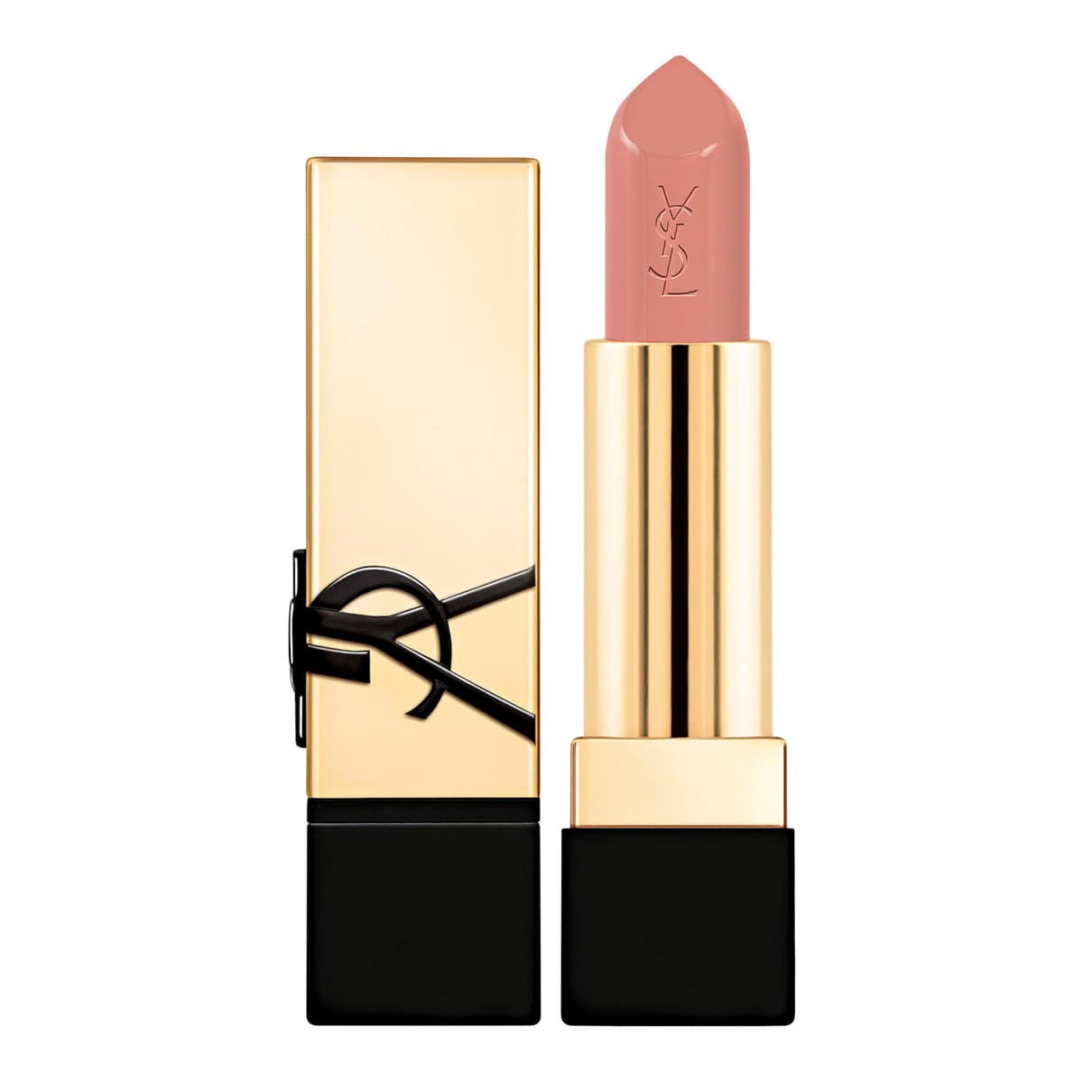 Rouge Pur Couture Caring Satin Lipstick with Ceramides, N3 Nude Decollete