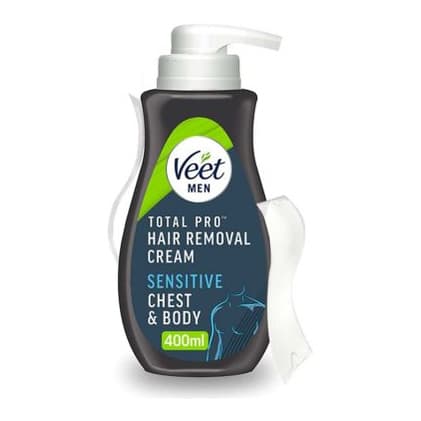 Men Total Pro Hair Removal Cream Chest & Body Sensitive