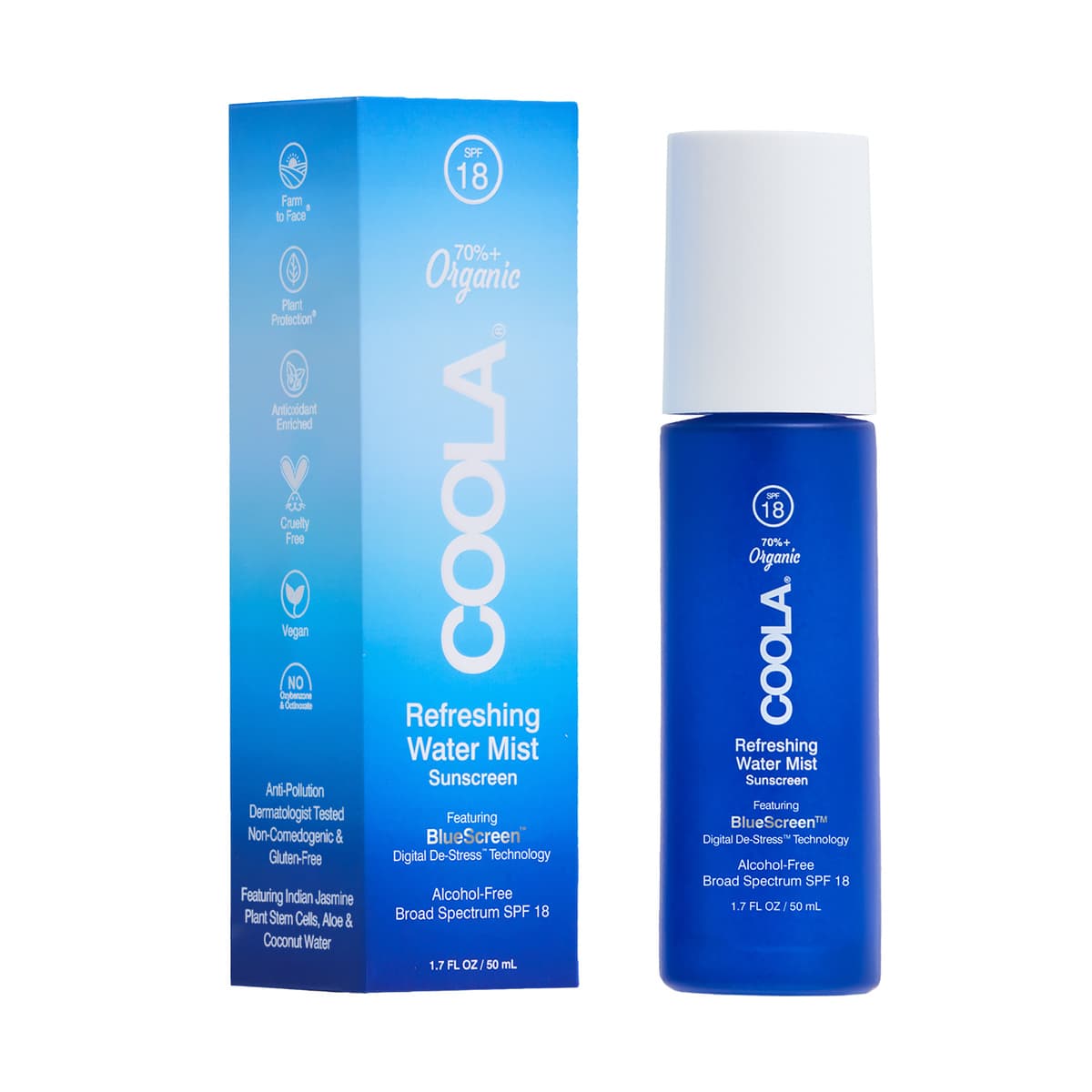 Refreshing Water Face Mist with SPF 18 and Hyaluronic Acid