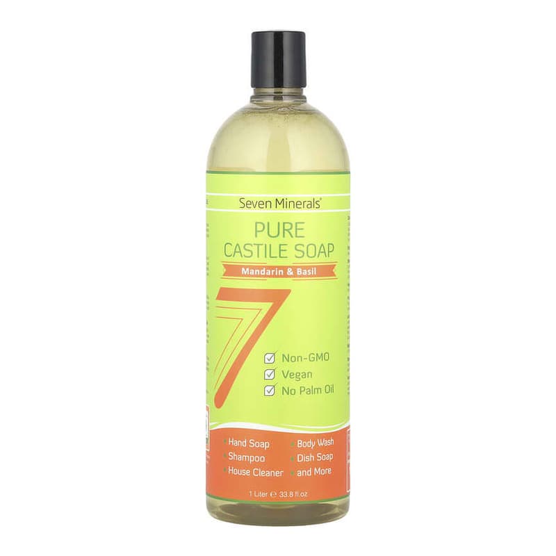 Pure Castile Soap, Mandarin & Basil