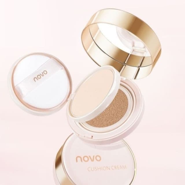2 In 1 Shimmer Cushion & Pressed Powder, #02# Natural