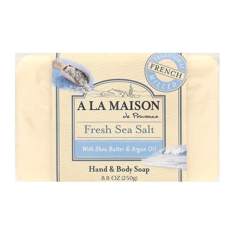 Hand & Body Soap Bar, Fresh Sea Salt