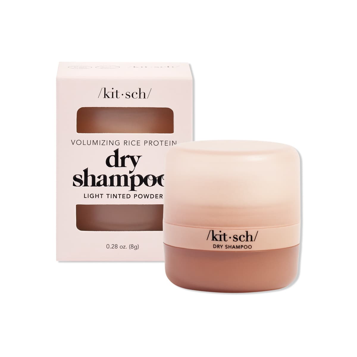 Rice Protein Dry Shampoo Powder, Deep Brown