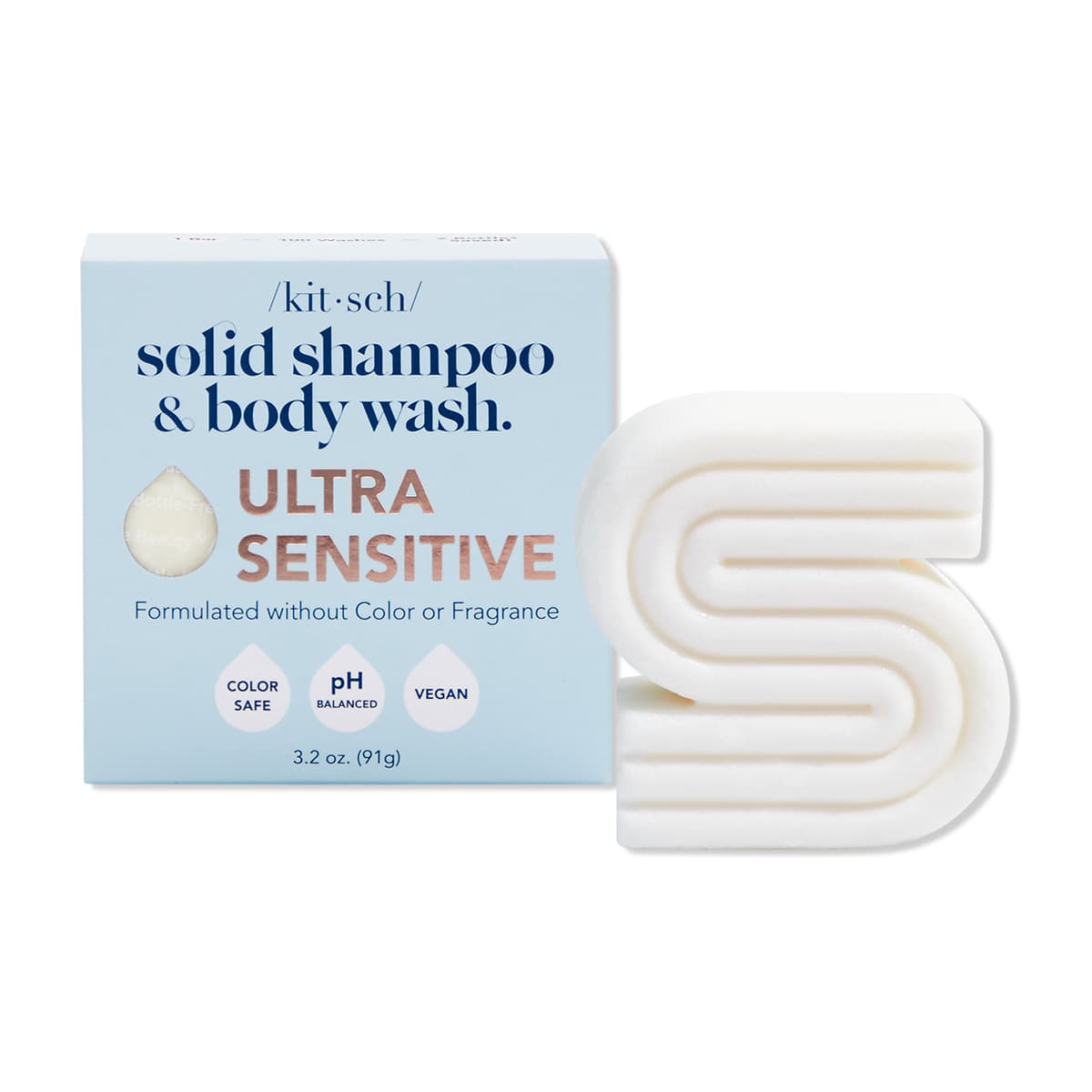 Ultra Sensitive Solid Shampoo & Body Wash Bar