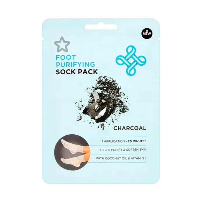 Charcoal Nourishing Foot Mask with Foot Socks
