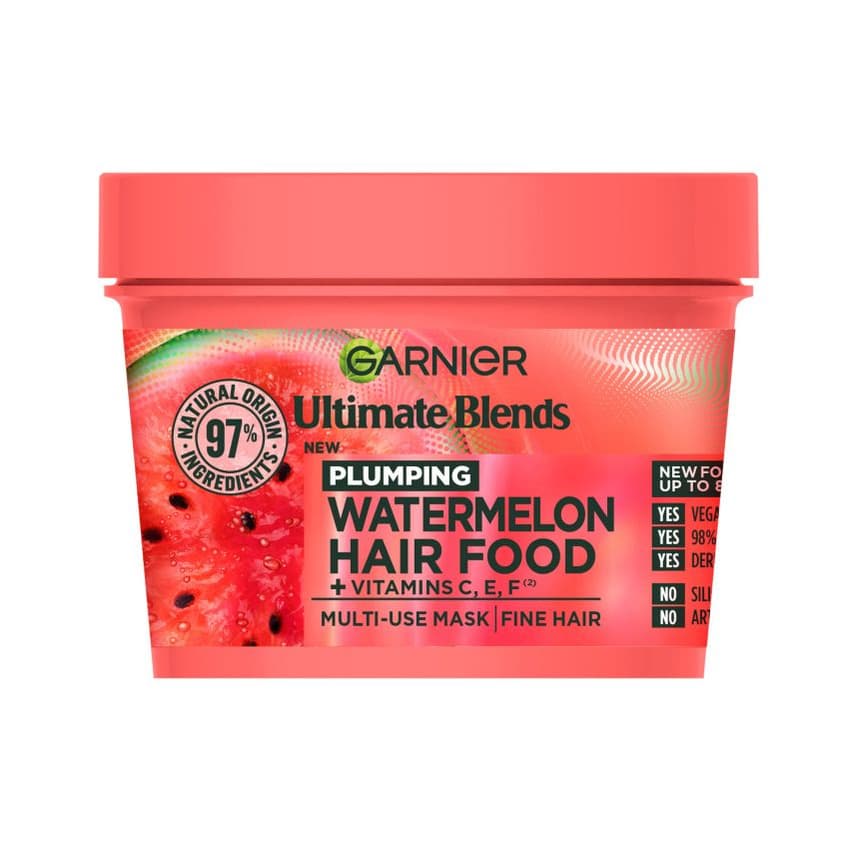 Ultimate Blends Plumping Hair Food Watermelon 3-in-1 Fine Hair Mask Treatment