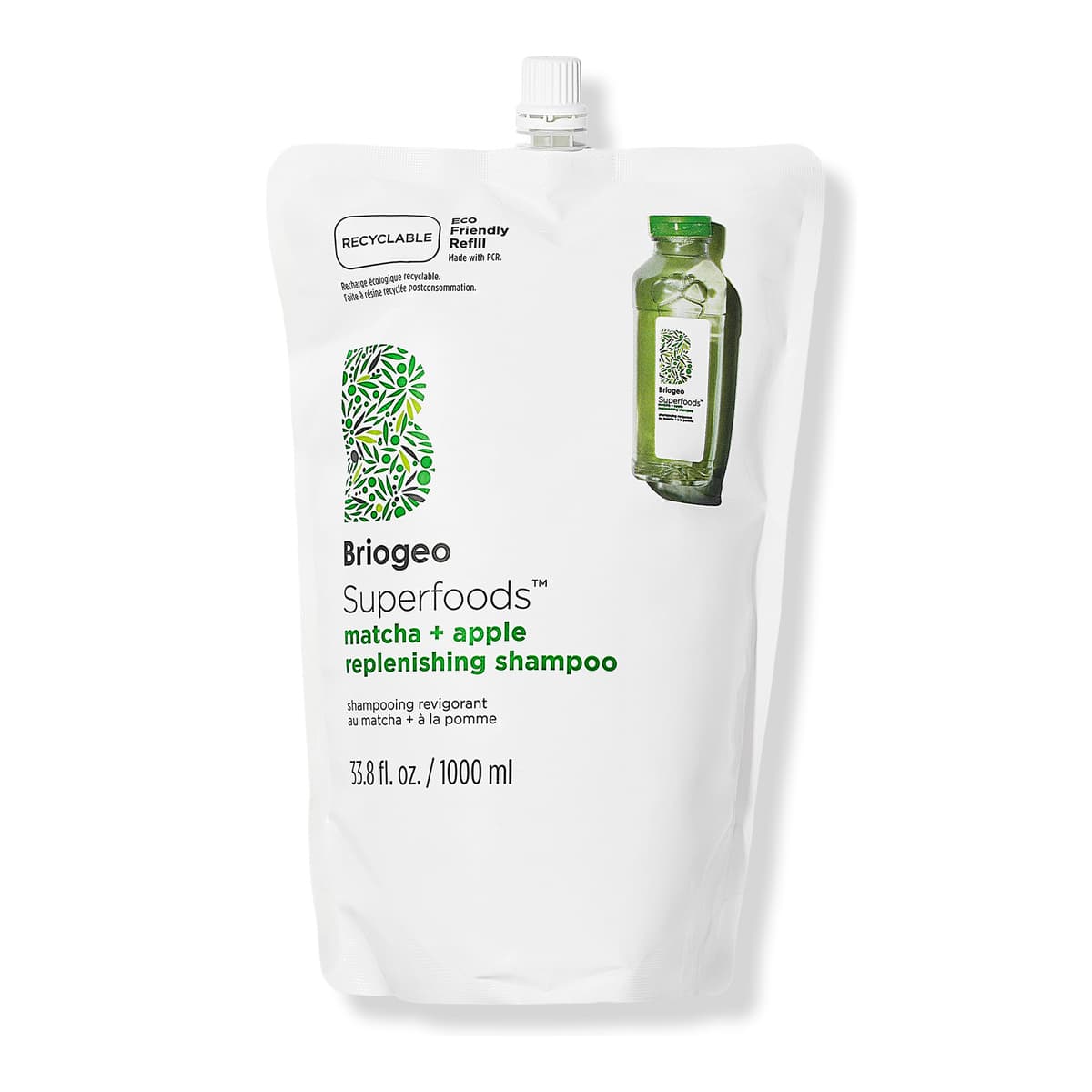 Superfoods Matcha + Apple Replenishing Shampoo