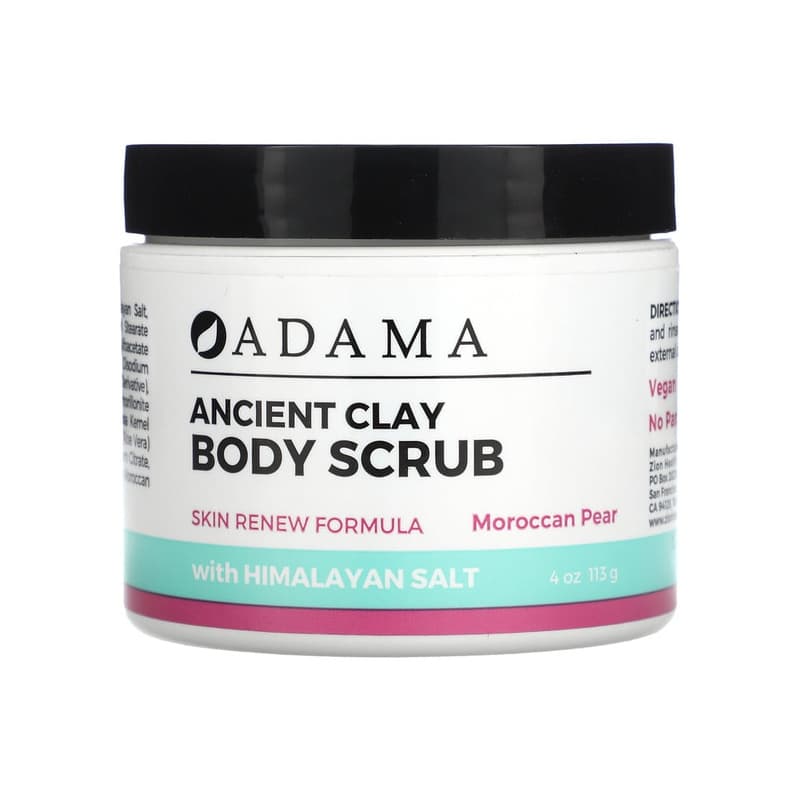 Adama, Ancient Clay, Body Scrub, Moroccan Pear