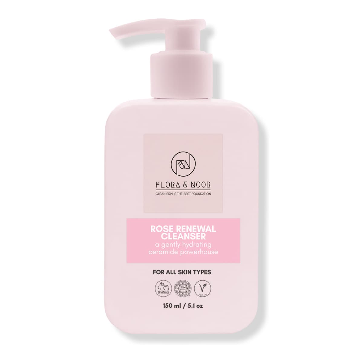 Rose Renewal Tri-Peptide and Ceramide Cleanser