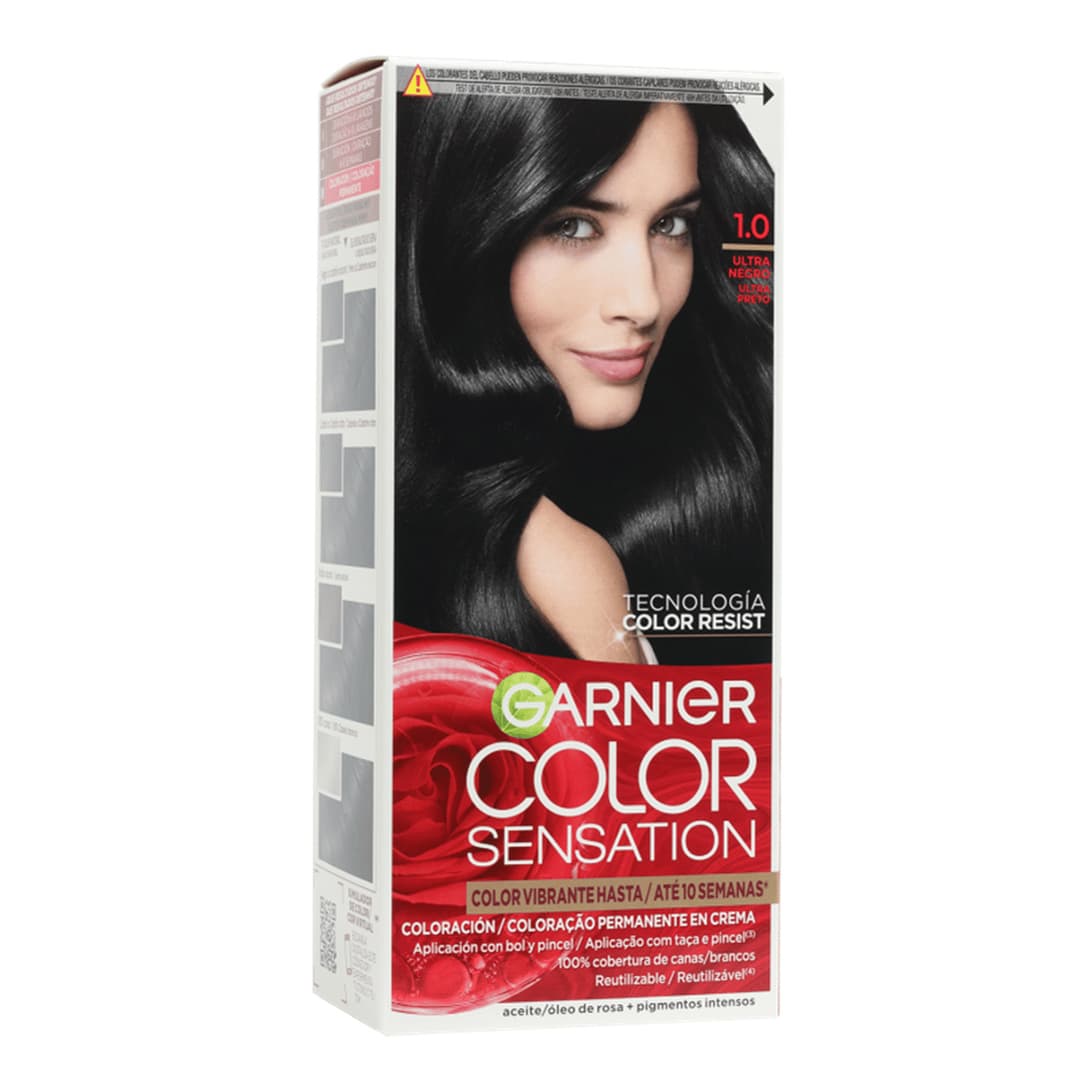 Color Sensation Permanent Hair Dye 1.0 Ultra Black