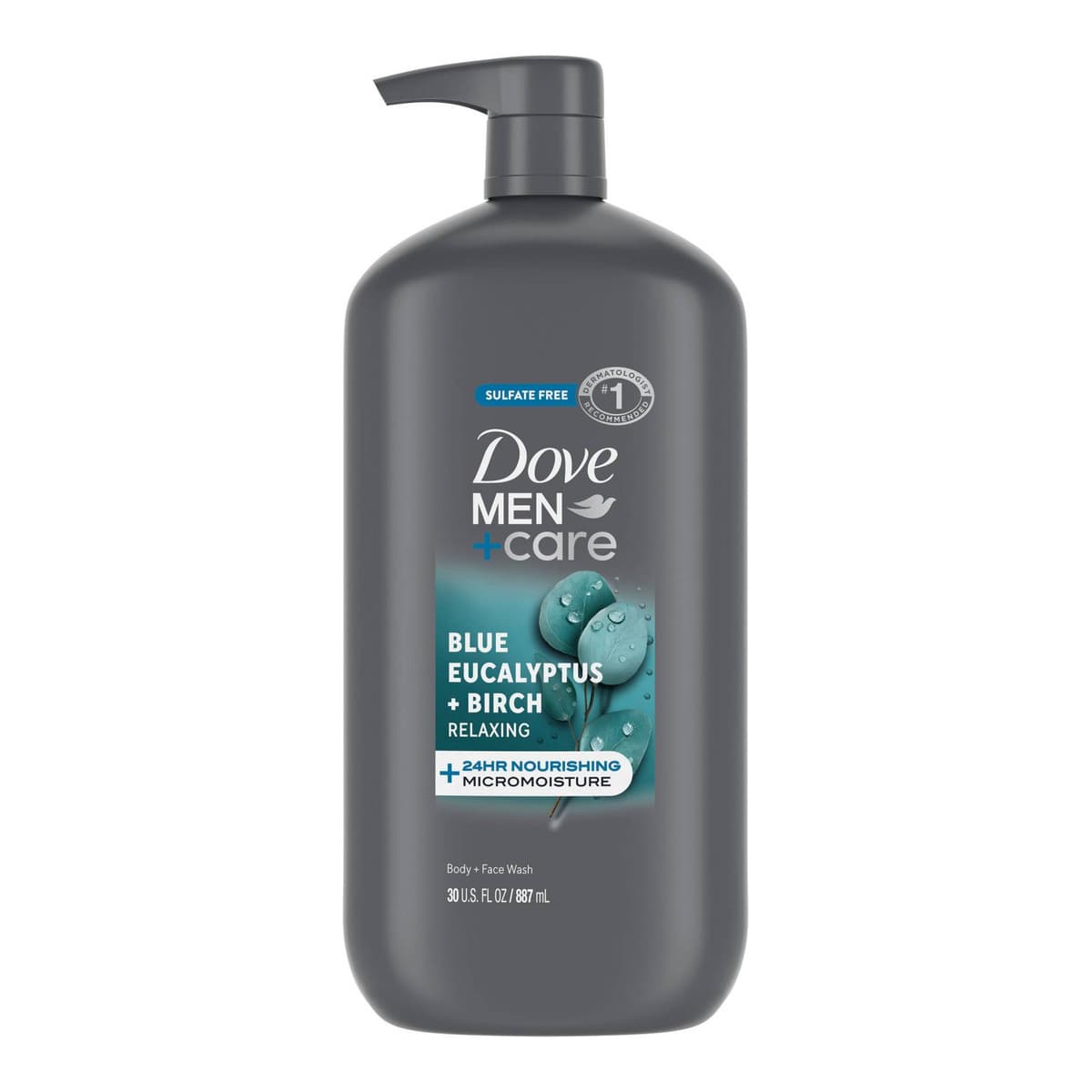 Blue Eucalyptus + Birch Relaxing Body & Face Wash - Sulfate Free