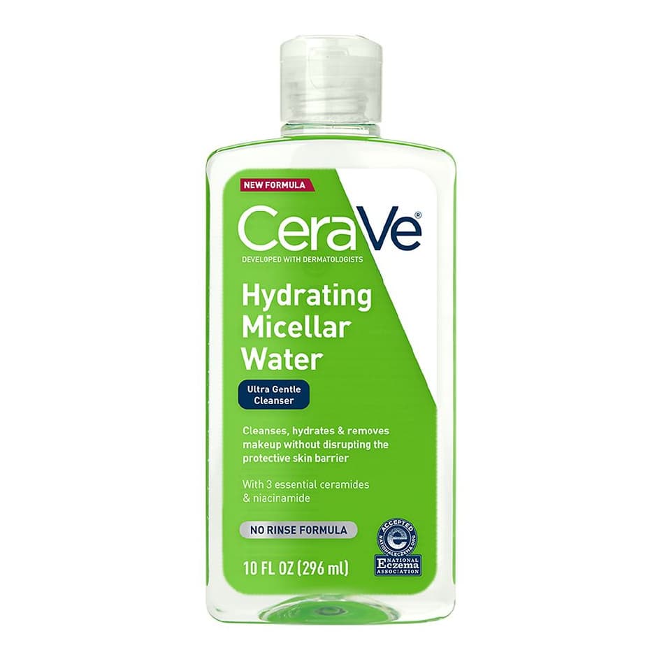 Hydrating Micellar Water, Ultra Gentle Facial Cleanser & Eye Makeup Remover