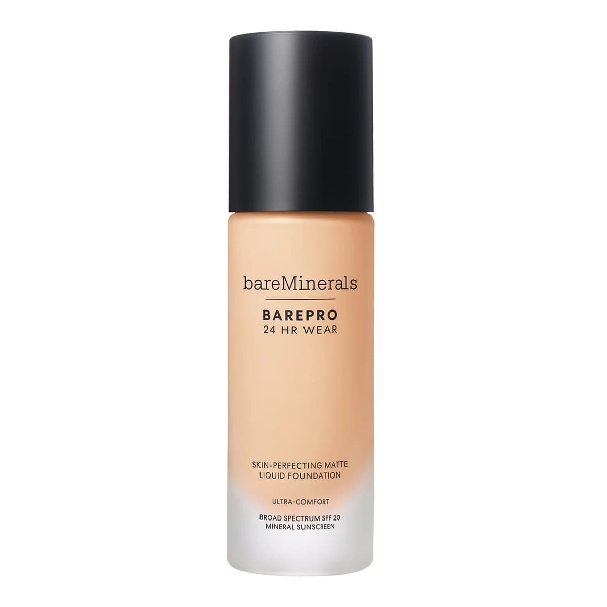 BAREPRO 24 Hour Matte Liquid Foundation Mineral SPF 20, Fair 15 Neutral