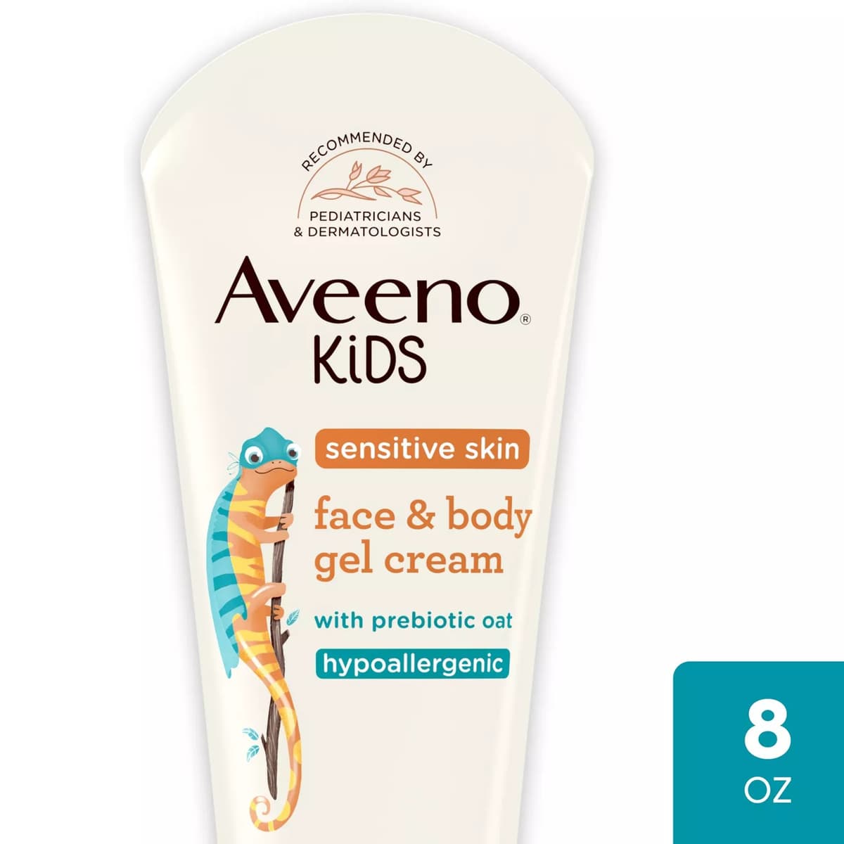 Kids Sensitive Skin Face & Body Gel Cream, Clinically Proven 24 Hour Hydration, Lightweight