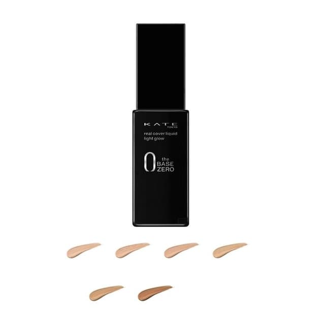 Kate The Base Zero Real Cover Liquid Light Glow Foundation, #03 Slightly Beige