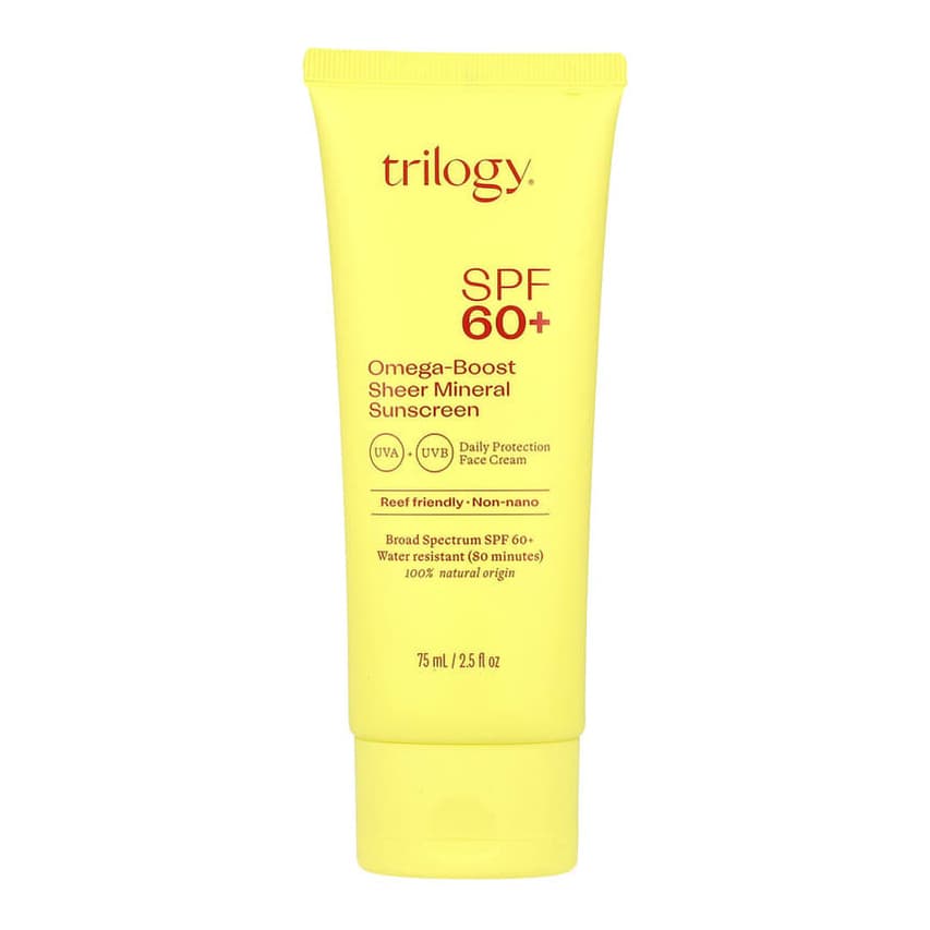 Omega-Boost Sheer Mineral Sunscreen, SPF 60+