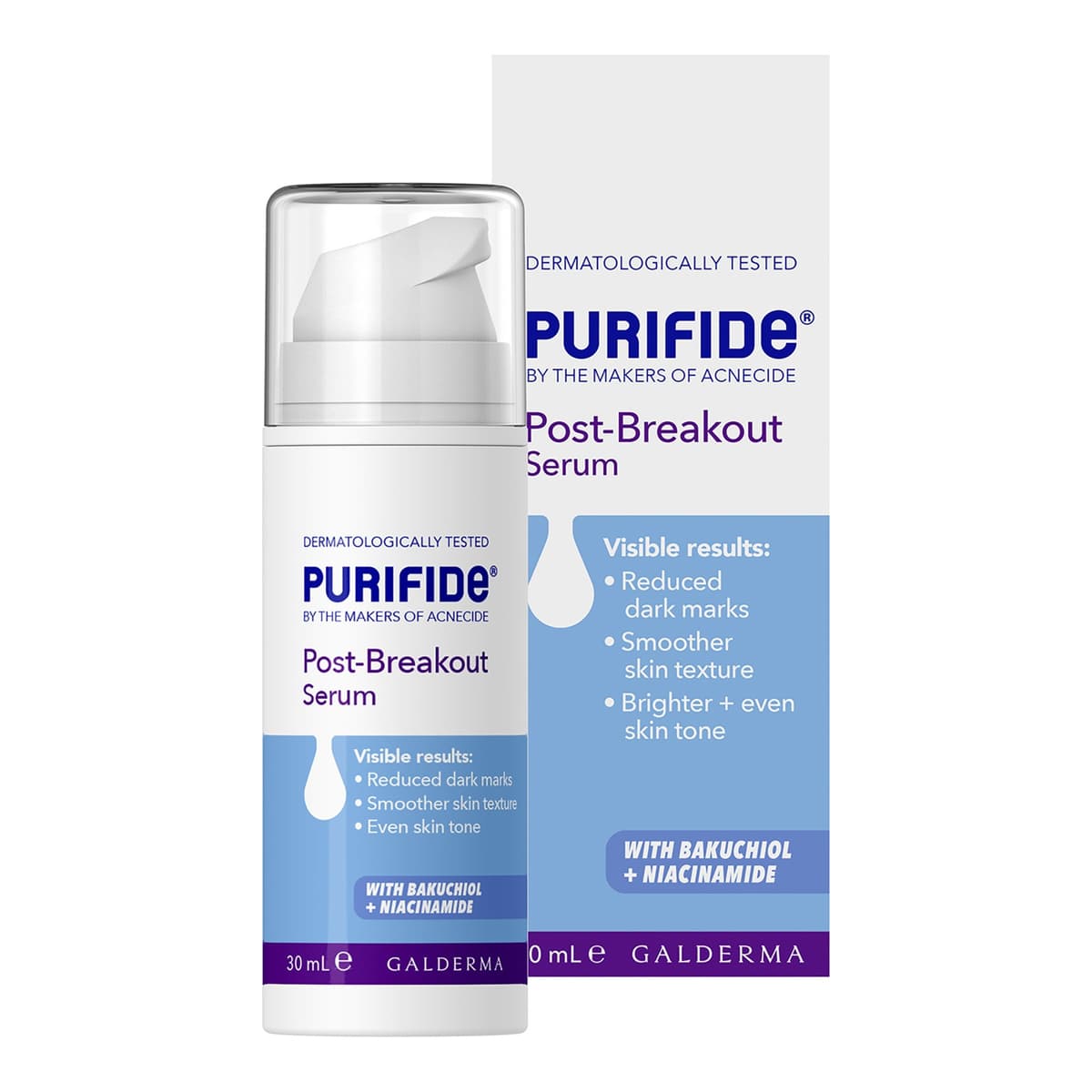PURIFIDE by Acnecide Post-Breakout Serum for Hyperpigmentation and Spot Prone Skin