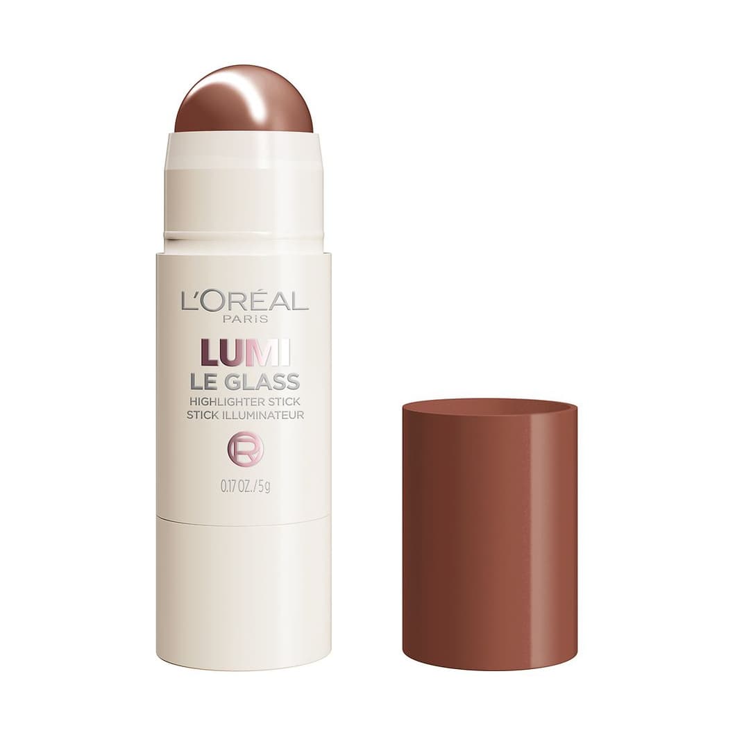 Lumi Le Glass Stick, Reflective Glassy Finish Highlighter, Glassy Sunset Amour