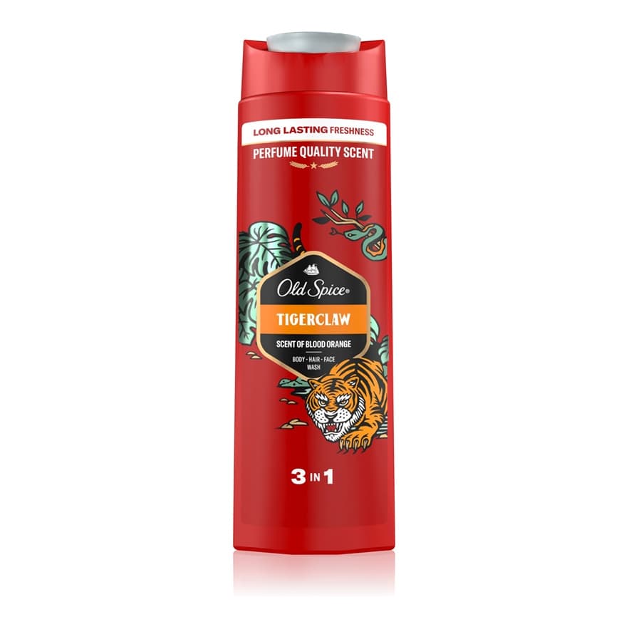 Tigerclaw Men's 3-in-1 Shower Gel