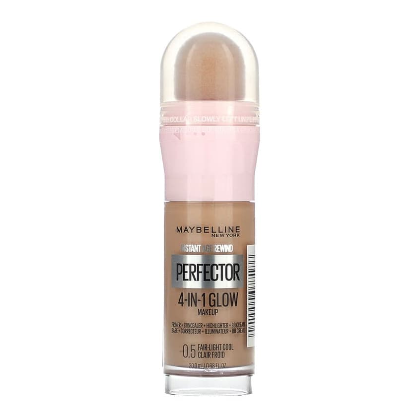 Instant Age Rewind, Perfector 4-in-1 Glow Makeup, #0.5 Fair-Light Cool