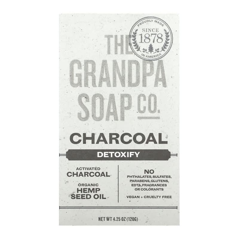 Face & Body Bar Soap, Charcoal