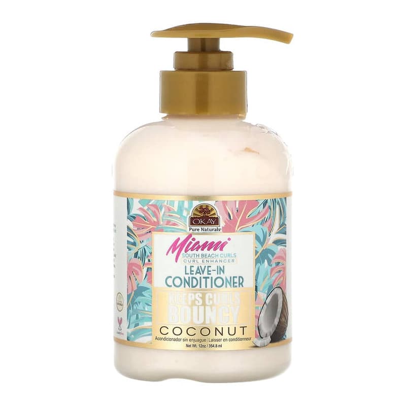 Miami South Beach Curls, Coconut Curl Enhancer Leave in Conditioner