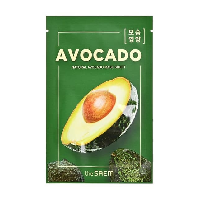 Natural Mask Sheet, #10 Avocado