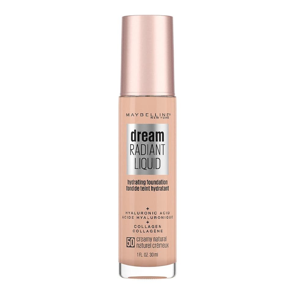 Radiant Liquid Medium Coverage Hydrating Foundation, Creamy Natural