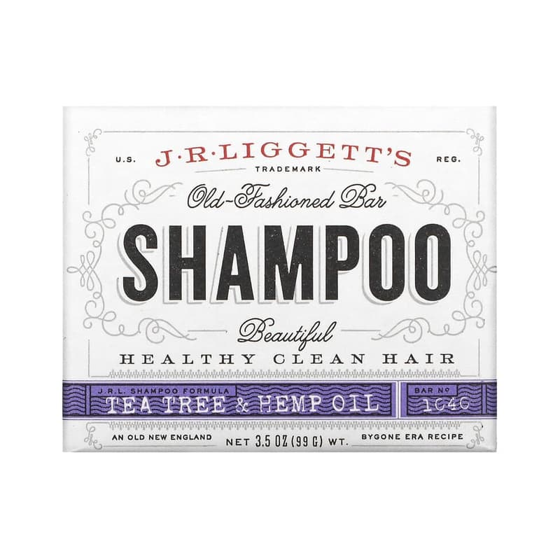 Old Fashioned Shampoo Bar, Tea Tree & Hemp Oil