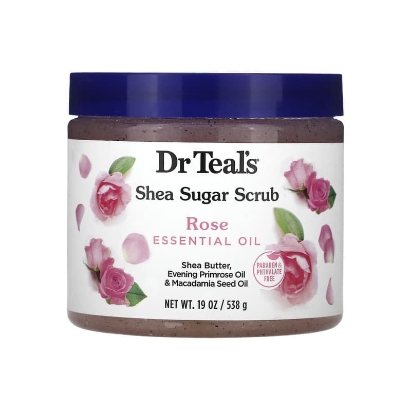 Shea Sugar Scrub, Rose Essential Oil