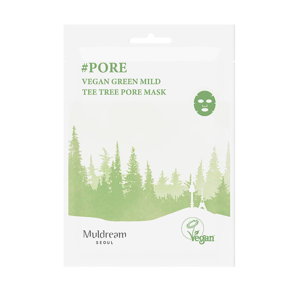 Vegan Green Mild Tea Tree Pore Mask (Discounted)