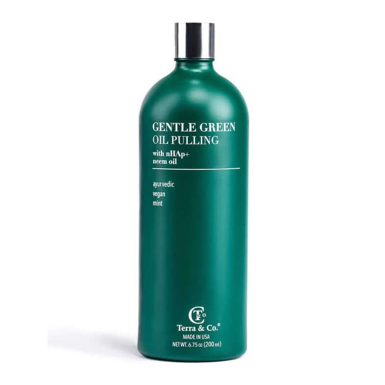 Gentle Green Oil Pulling + Hydroxyapatite
