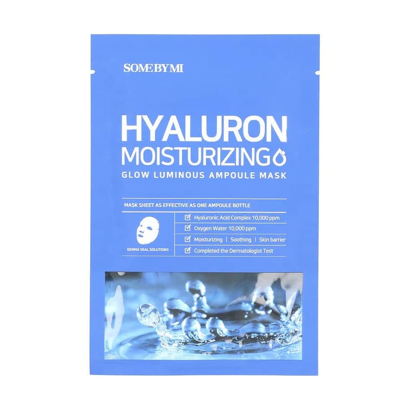 Hyaluron Moisturizing, Glow Luminous Ampoule Beauty Mask