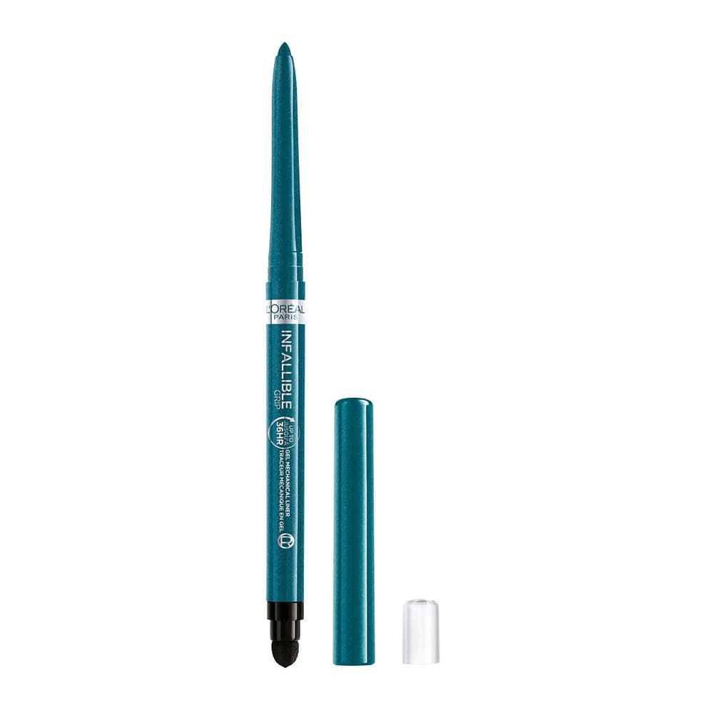 Grip Precision Gel Eyeliner, Smudge Resistant, Long Lasting Waterproof, Turquoise