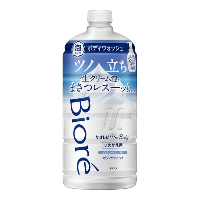 Biore U The Body Foam Type Body Soap, Purely Savon