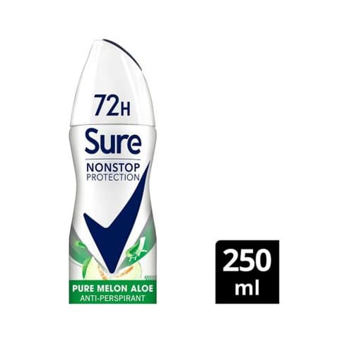 Women Pure Melon Aloe Nonstop Protection Antiperspirant Deodorant