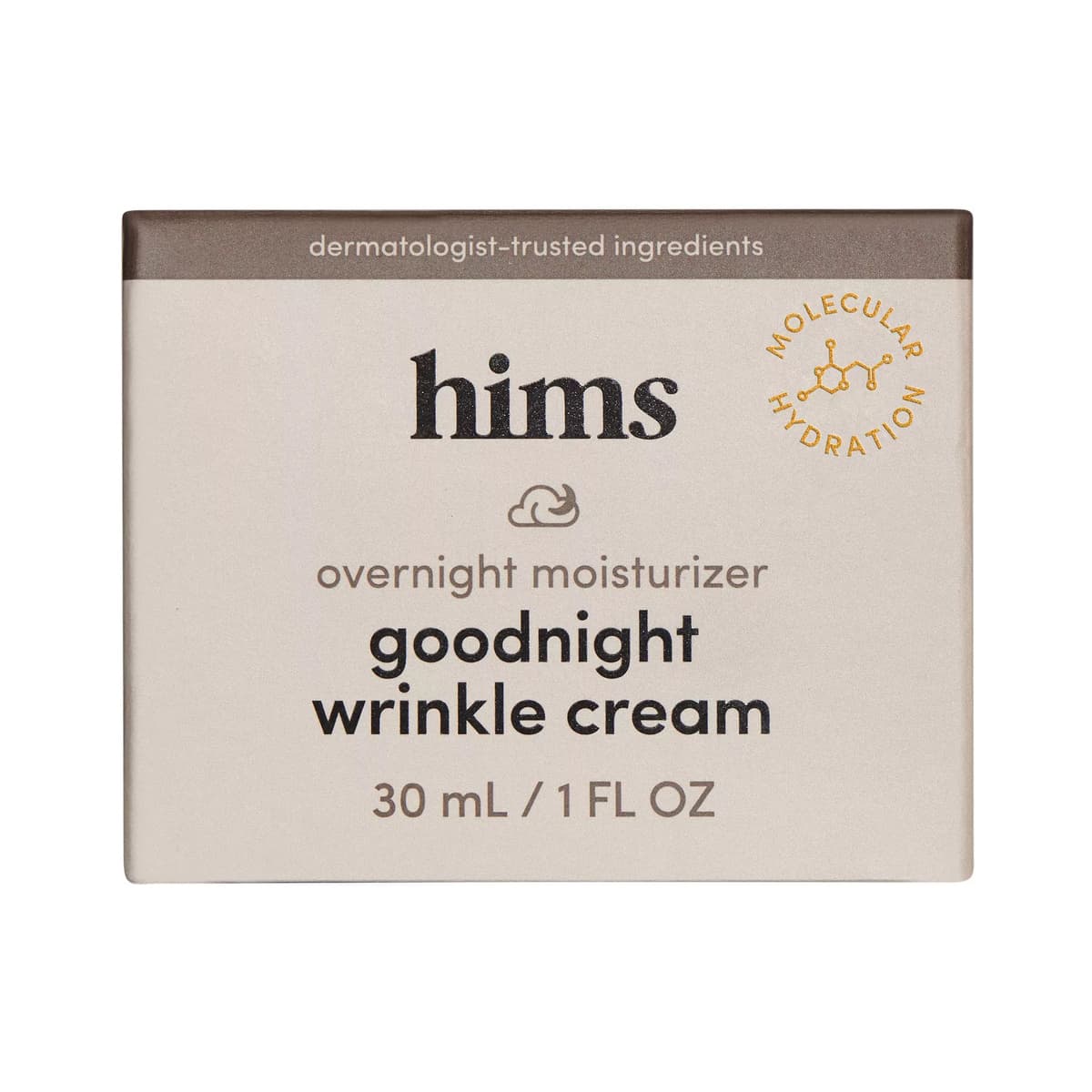 Goodnight Wrinkle Cream - Caffeine-infused Moisturizer and De-puffer