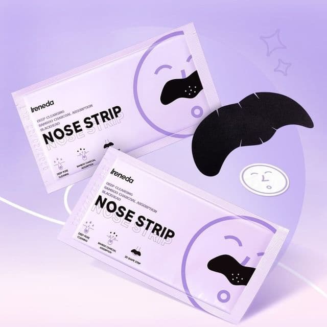 Deep Cleansing Bamboo Charcoal Absorption Blackhead Nose Strip (10pcs)