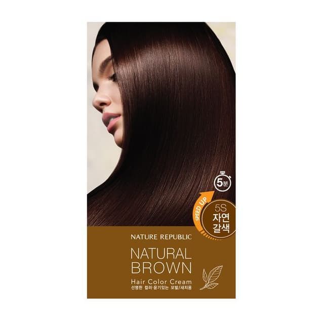 Hair & Nature Hair Color Cream #5S Natural Brown