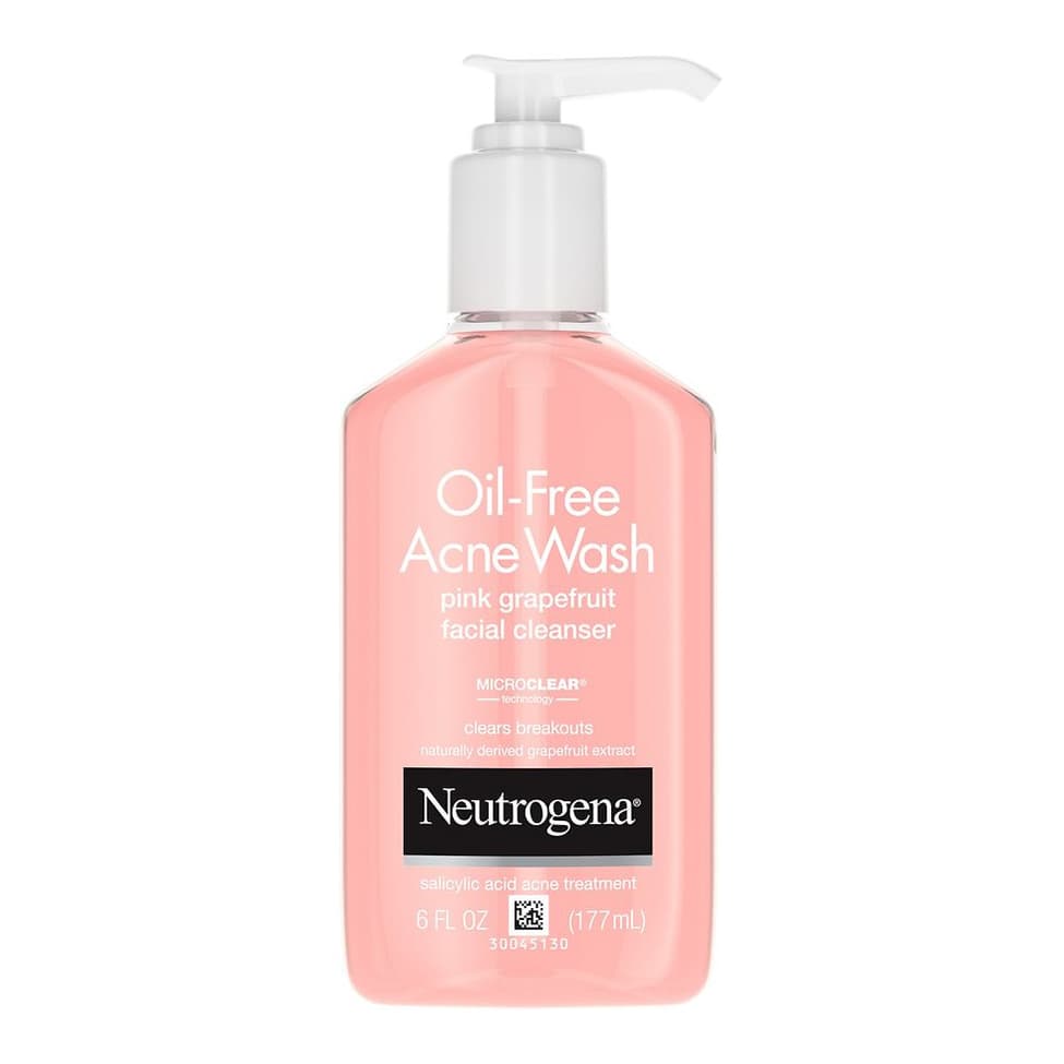 Oil-Free Pink Grapefruit Acne Facial Cleanser Pink Grapefruit