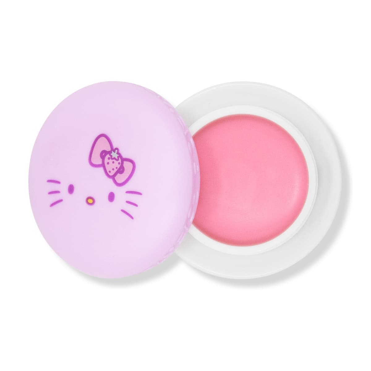 Hello Kitty Strawberry Rose Latte Macaron Lip Balm