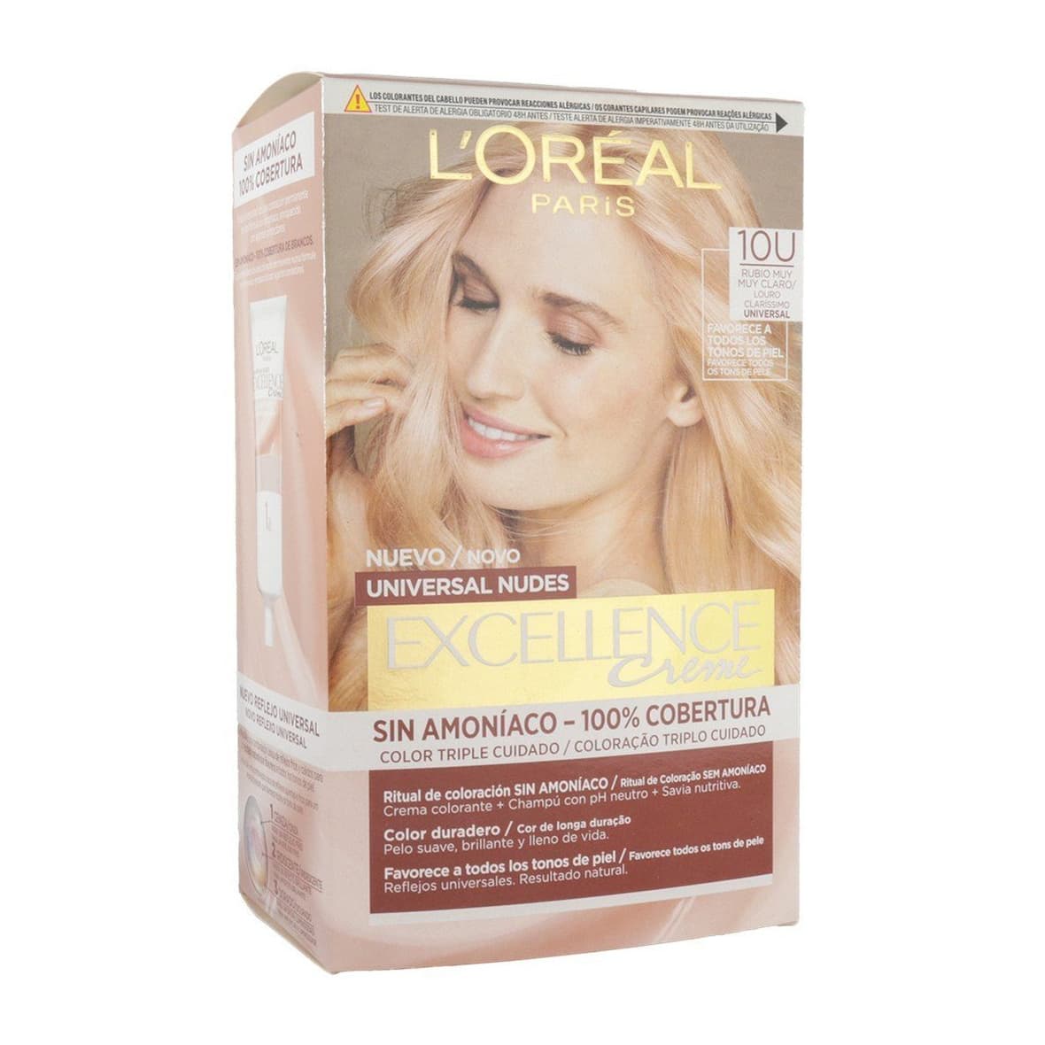 Excellence Creme Universal Nudes Permanent Hair Dye 10U