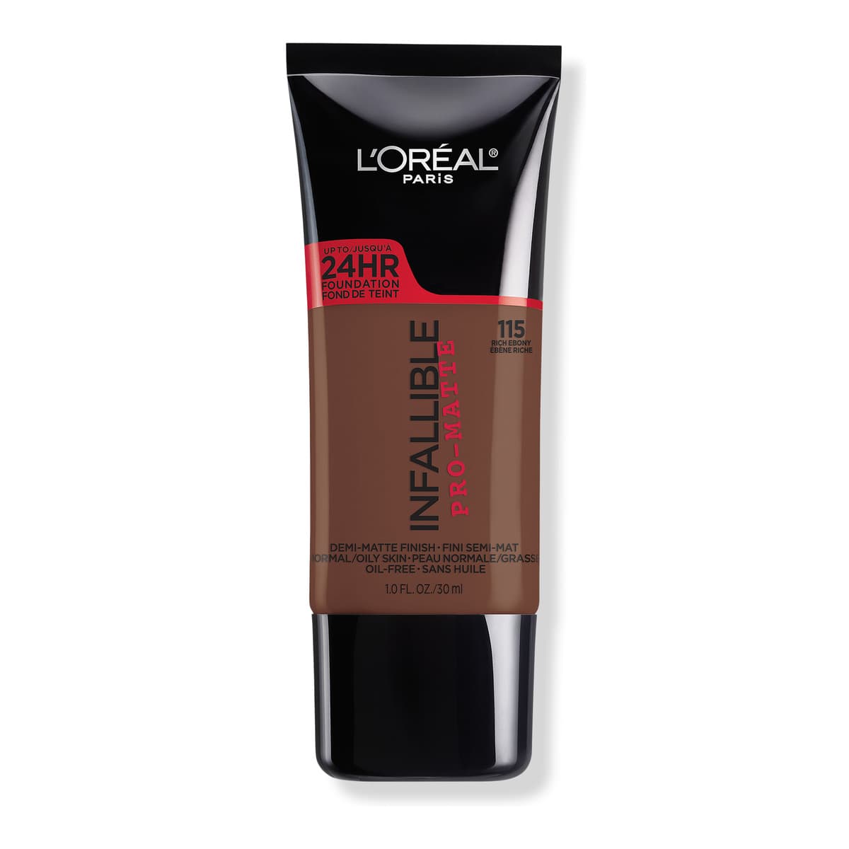 Infallible Pro-Matte Liquid Longwear Foundation, #115 Rich Ebony