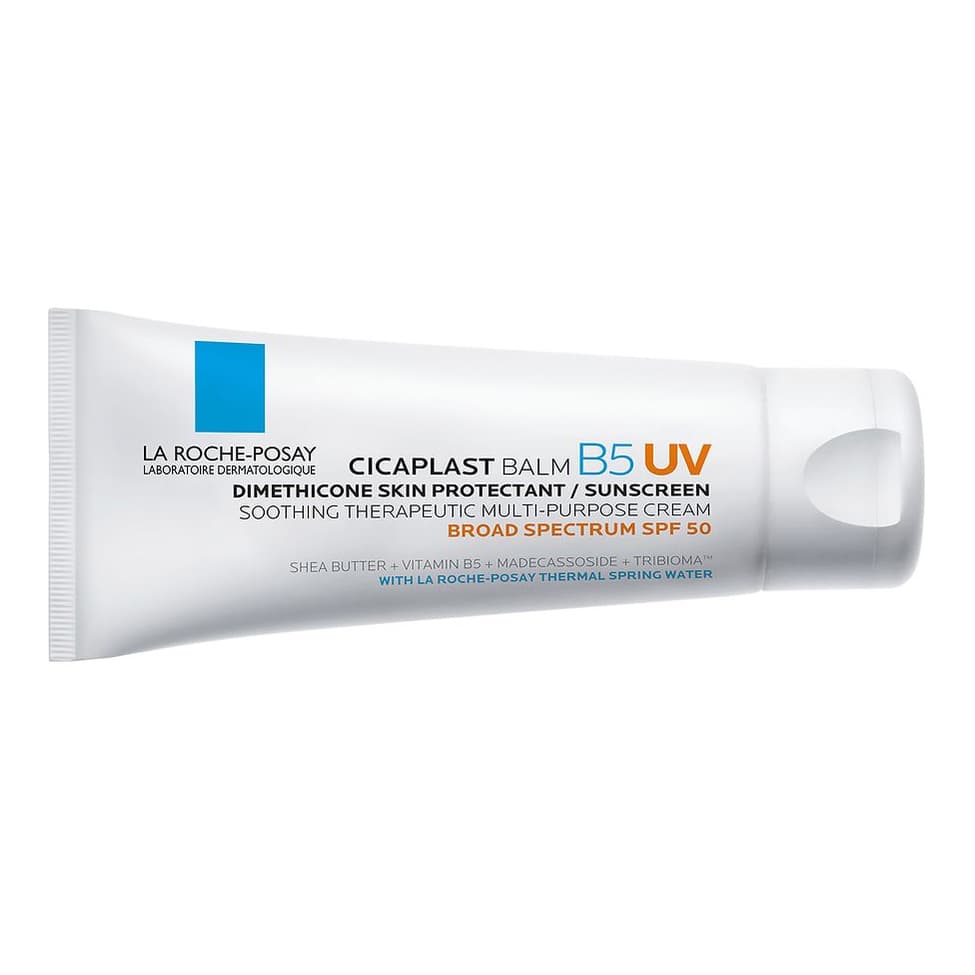 Cicaplast Balm B5 UV, Soothing Therapeutic Cream for Dry Skin with SPF 50