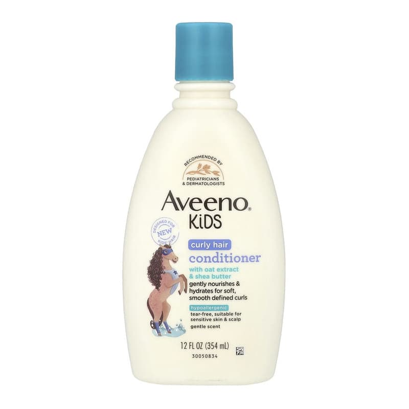 Kids, Curly Hair Conditioner with Oat Extract & Shea Butter