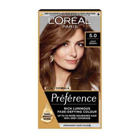 Preference Infinia 5 Palma Natural Light Brown Hair Dye