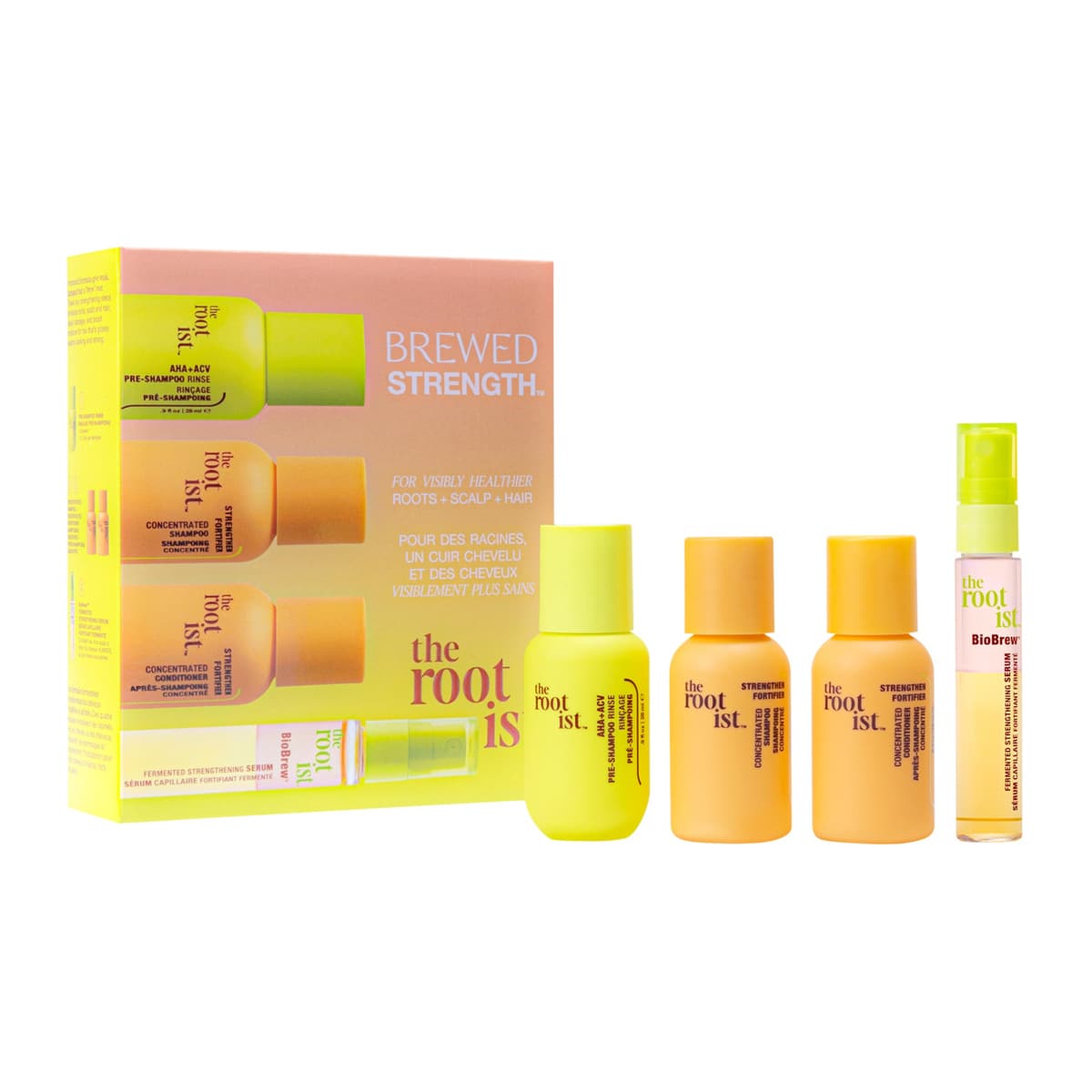 Brewed Strength™ Mini Starter Set for Roots. Scalp & Hair