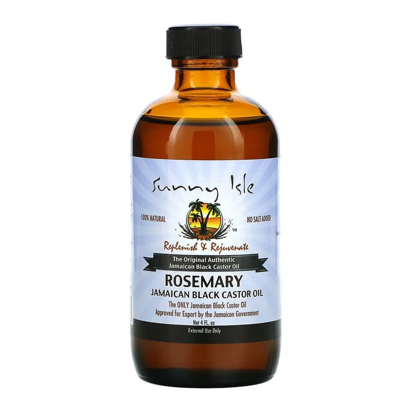100% Natural Jamaican Black Castor Oil, Rosemary