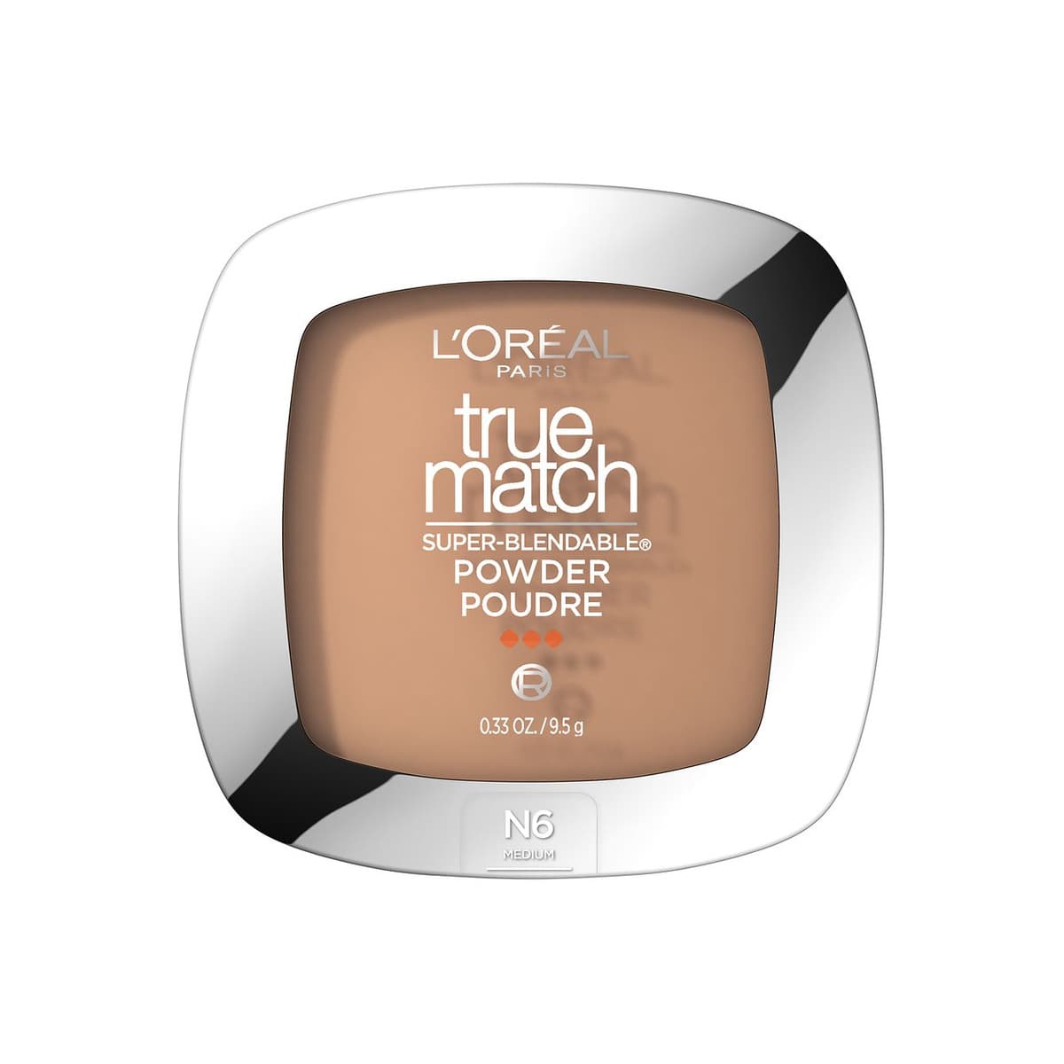 Super-Blendable Oil Free Makeup Powder, N6 Medium